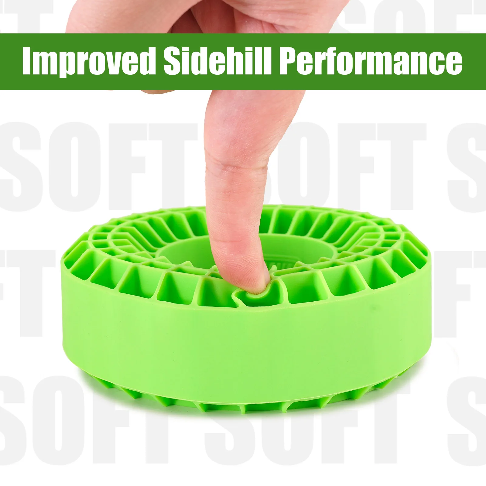 INJORA Silicone Rubber Insert Foam Fit 118-122mm (4.75" OD) 1.9" Wheel Tires for 1/10 RC Crawler