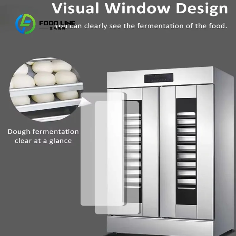 Customized Bread Bakery and Pastry Equipment Double Door Cabinet Fermenting Machine Electric Proofer Bread Fermentation Box