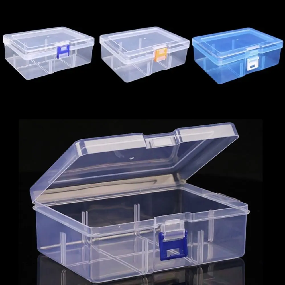 1Pcs Component Tools Jewelry Display Box Screw Sewing Cases Large Capacity Practical Toolbox Dustproof Transparent