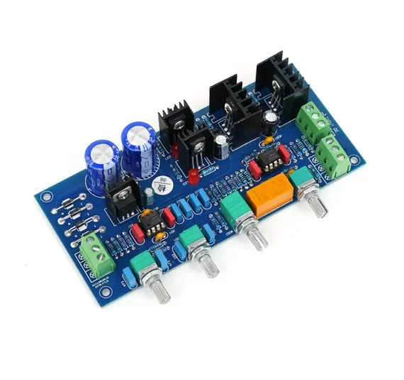 Audio F1 Class A Preamplifier High Bass Adjusted Amplifier Board BT5.0 55332DD*2 HiFi Circuit PCB Stereo Pre Amp