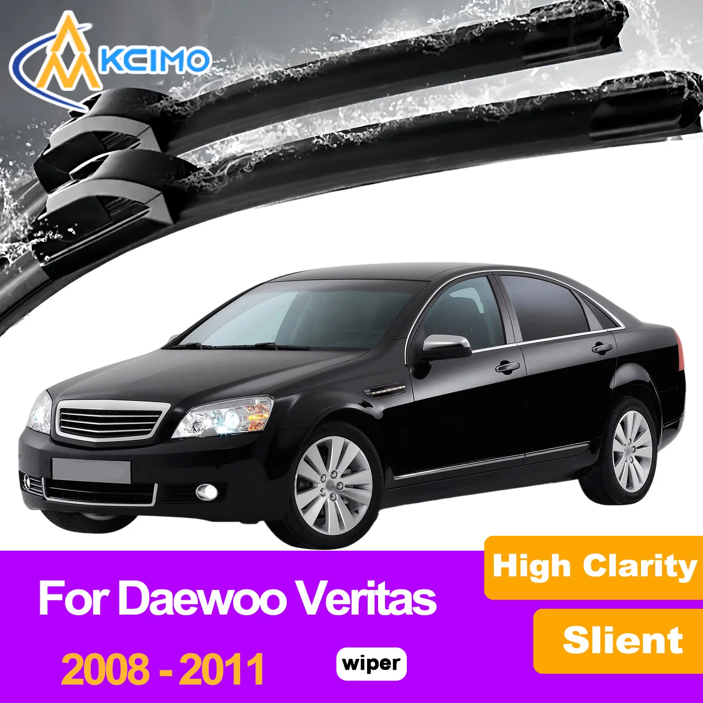 

2Pcs Front Windshield Wiper Blades For Daewoo Veritas 2008-2011 Holden Statesman Windscreen Window Car Accessories