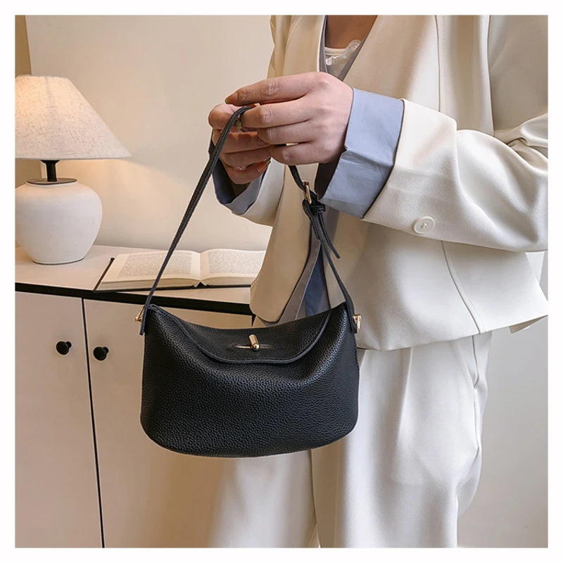 Women's 2025 new super hot work handbag with high-end texture and popular crossbody small handbag