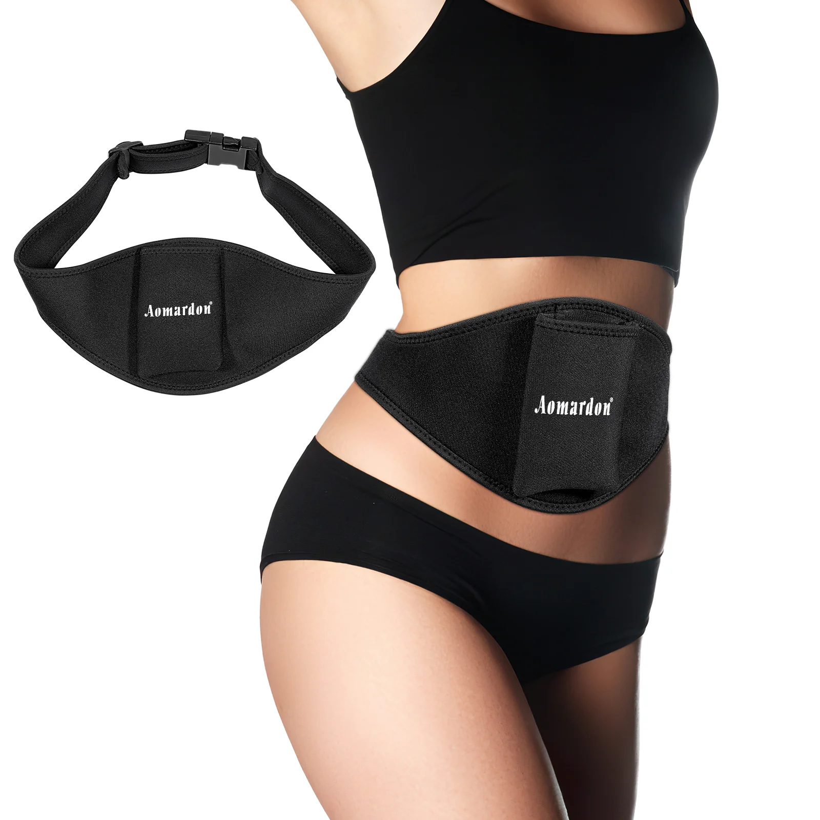 Vocal Microphone Belt Bag Cell Stand Pouch Bracket for Fitness Instructors Holder Running