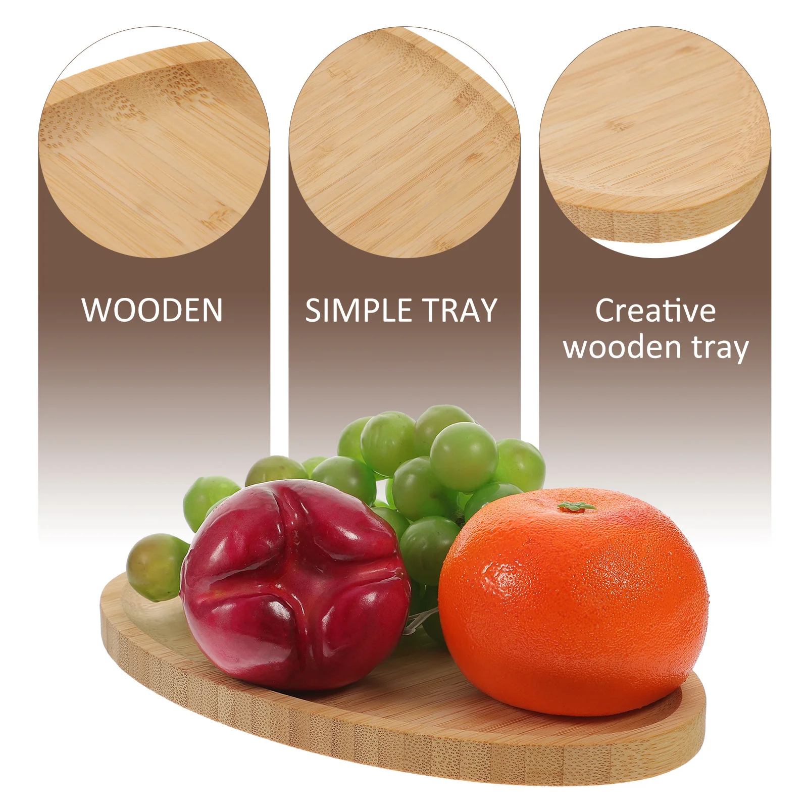 

Wooden Serving Tray Japanese Style Kitchen Wood Fruit Tray Multi-Functional Storage Plate Dining Table Use