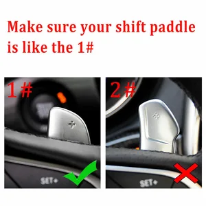 Steering Wheel Direct Shift Paddle, Gear Shifter Extension for Dodge Challenger, 2015-2020 Charger, Car Aluminum Accessories, 2PCs 10 Main Plow Sales - №2