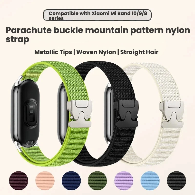 �y�Z�[�����zMi Band 10 9 8�p�i�C�����X�g���b�v �X�}�[�g�u���X���b�g�E�H�b�`�o���h�X�g���b�v Mi Band 10 9 8�p Xiaomi�X�}�[�g�E�H�b�`�p�p���V���[�g�o�b�N���X�g���b�v