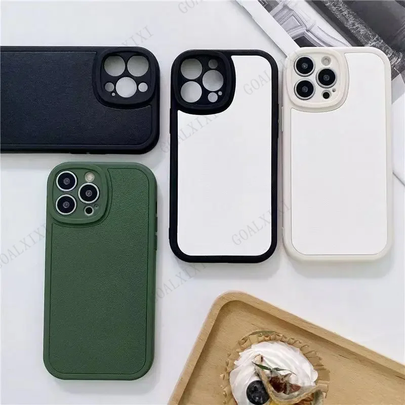 Practical silicone leather phone case for iPhone 16 15 14 13 12 11 x Se 8 7 plus pro Max mini soft shockproof coque fundas cover