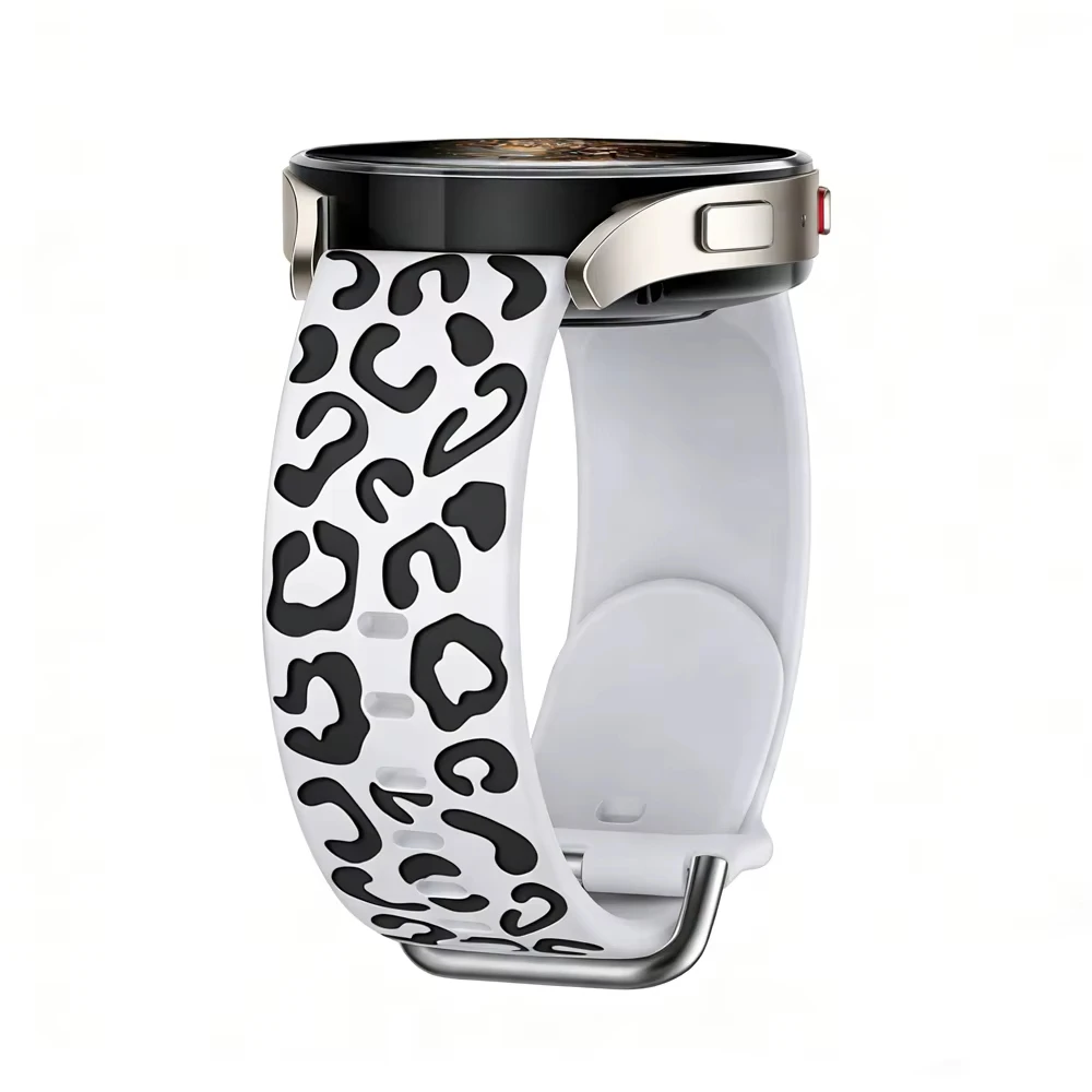 Leoparden-Gravur-Armband ohne Lücken für Samsung Galaxy Watch 7/6/4/Classic/5 Pro Sport Silikon-Armband Correa Galaxy Watch 8 9 Armband – Detail 7