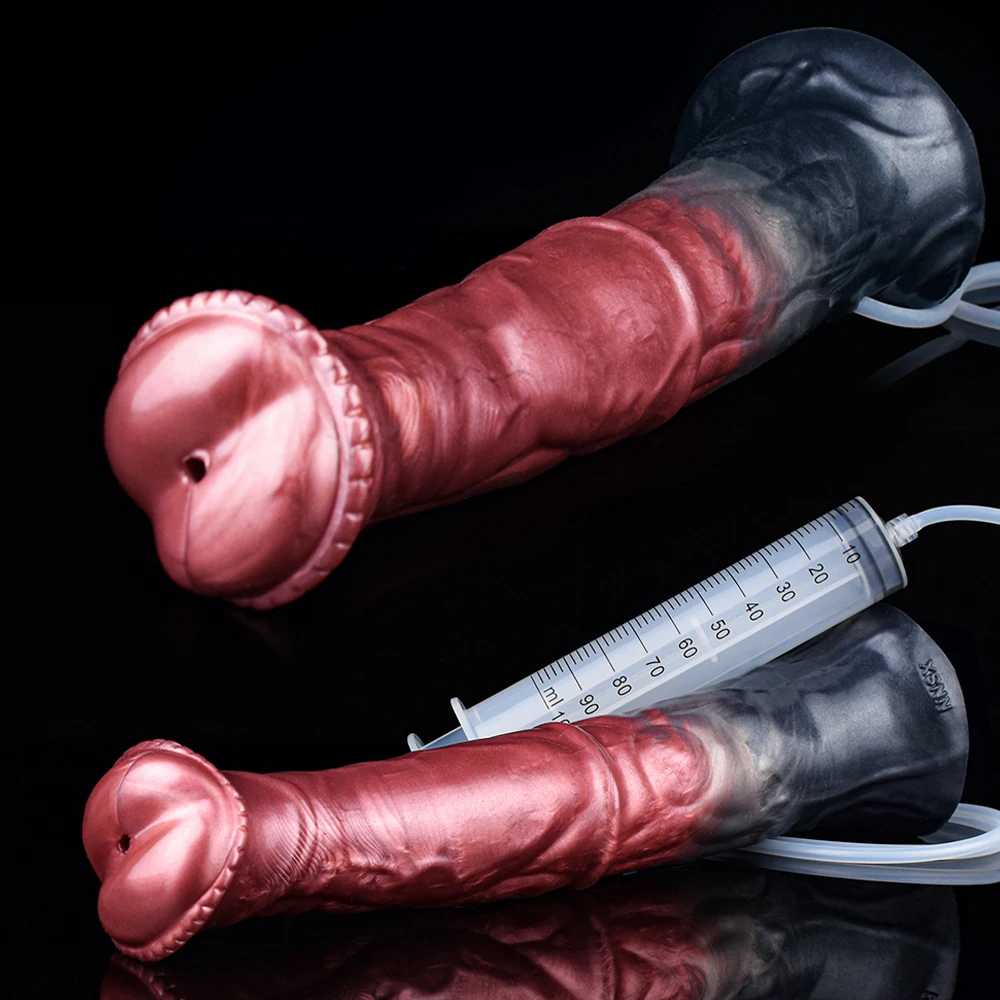 NNSX Ejaculation Penis Anal Plug Horse Dildo Squirt Toy Long Animal Butt Plug Prostate Massager Masturbator Adult Sex Toys 18+