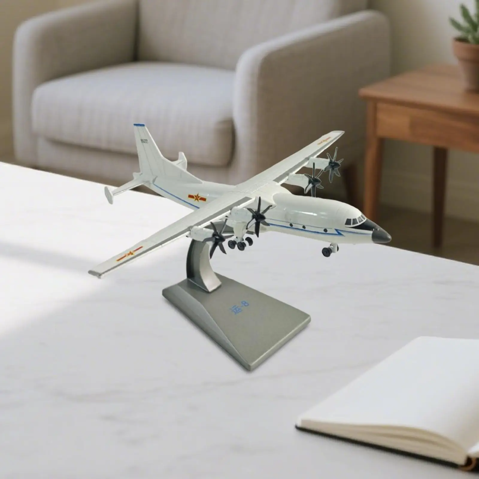 1/200 Kampfflugzeugmodell, Ornament, Legierung, Druckguss, Flugzeugmodell für Zuhause, Cafés, Büro