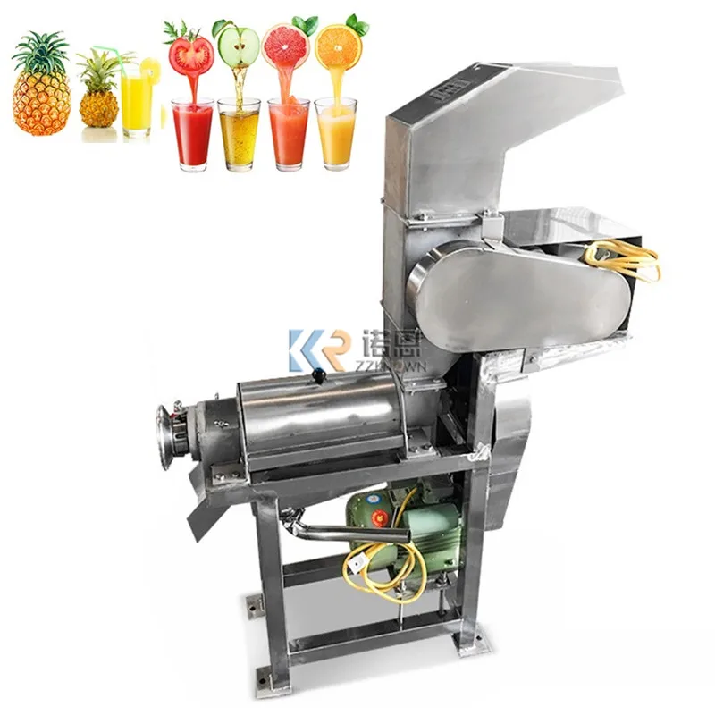 Hydraulic Cold Press Juicer 1.5T/H Pineapple Crushing Extractor Machine Vegetable Passion Fruit Juice Making Extracting Machines