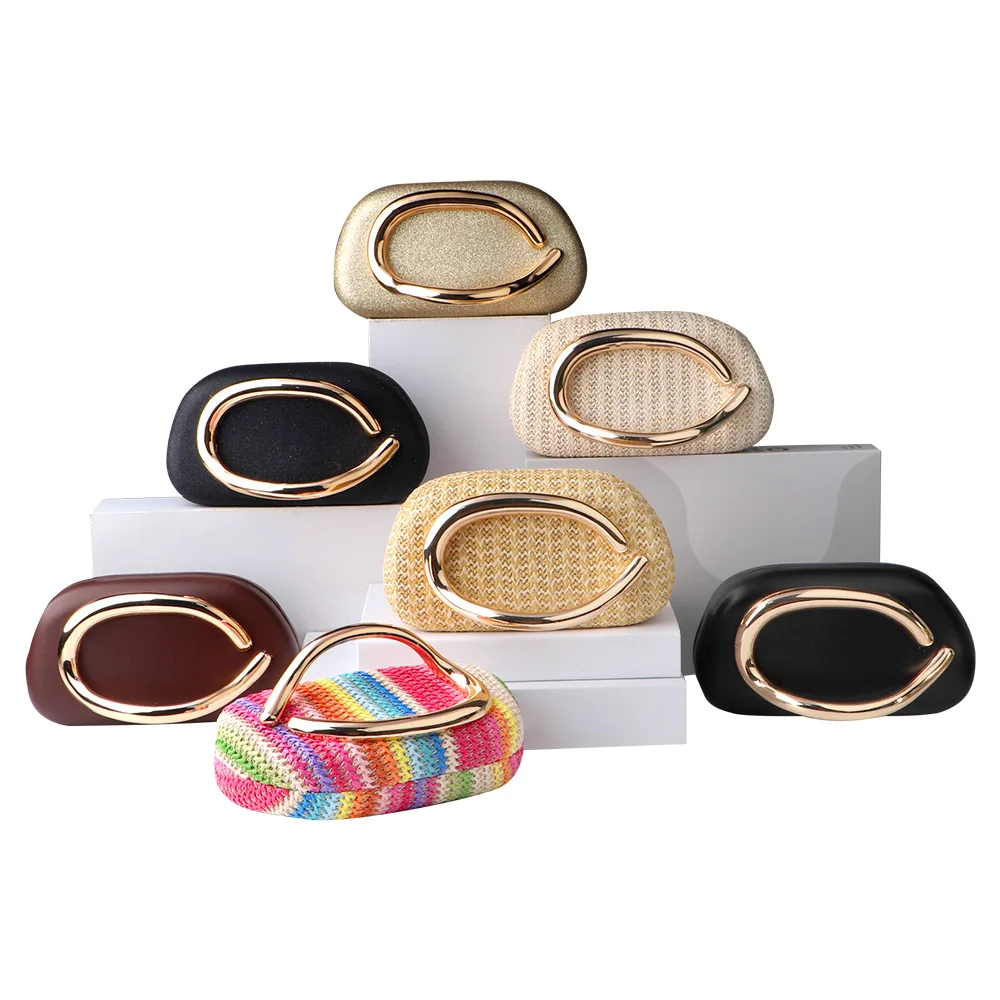 

Золотая металлическая сумка-клатч с металлической застежкой, женская вечерняя свадебная вечеринка, милый кошелек, сумка, темно-красный, бежевый, новинка 2025 года, зима