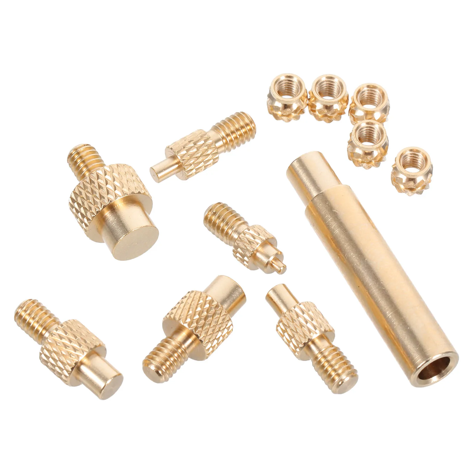 

Copper Nuts Inserts Heat Press Printer Accessories Replacements Threaded Parts 3D Printing Kits Upgrade Stability Durability