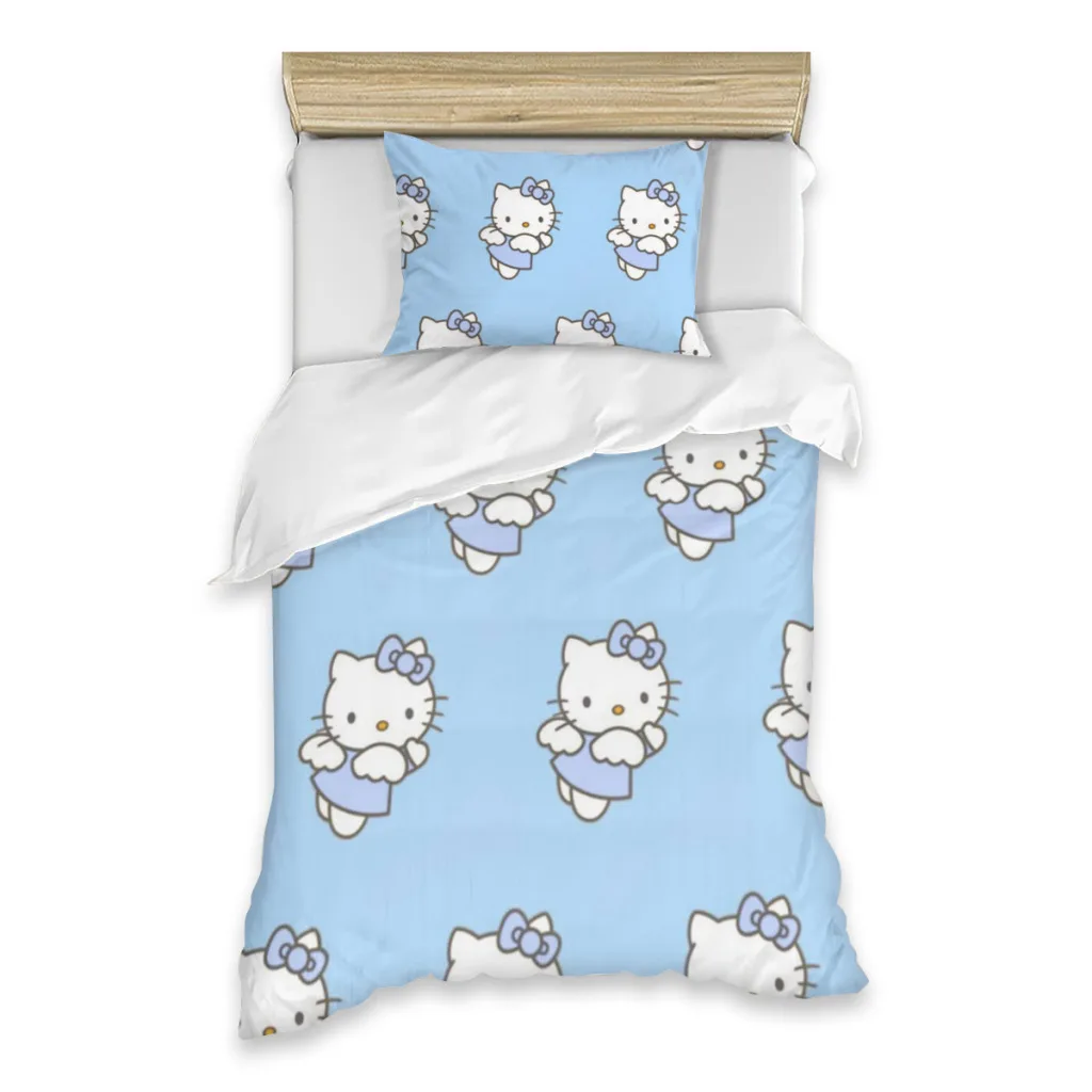 

Hello Kitty Sanrio Single Bed Sheets Set Complete Case Single Linen Quilt Cover