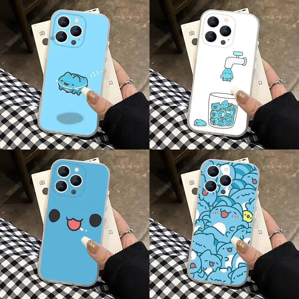 

Cute C-Capoo Cat Phone Case For iPhone 17,16,15,14,13,12,11 Pro,Max,Plus,Mini,Air,E Magnetic Magsafe Frosted Transparent