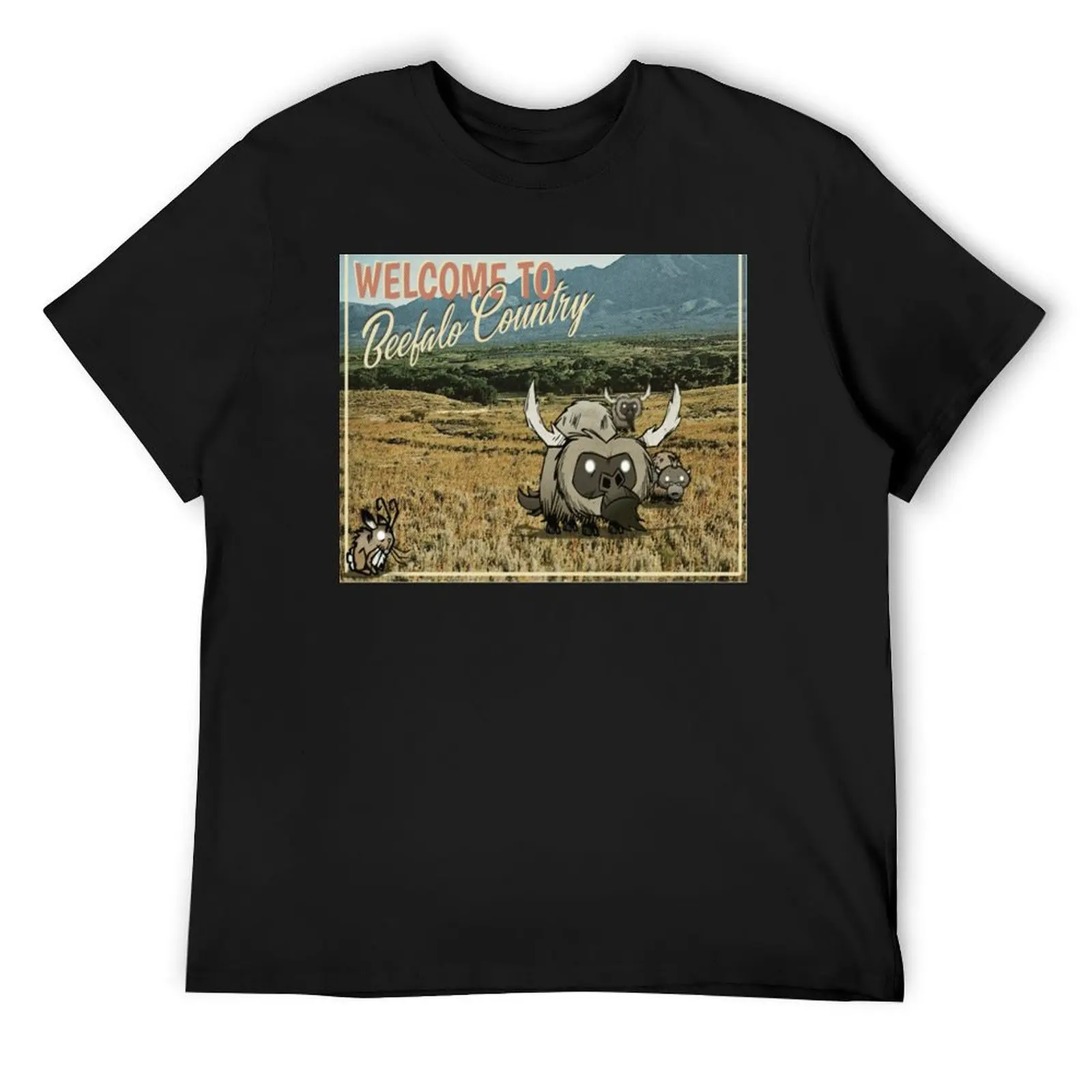 Beefalo Country Don't Starve T-Shirt anime t shirts boys whites mens clothing