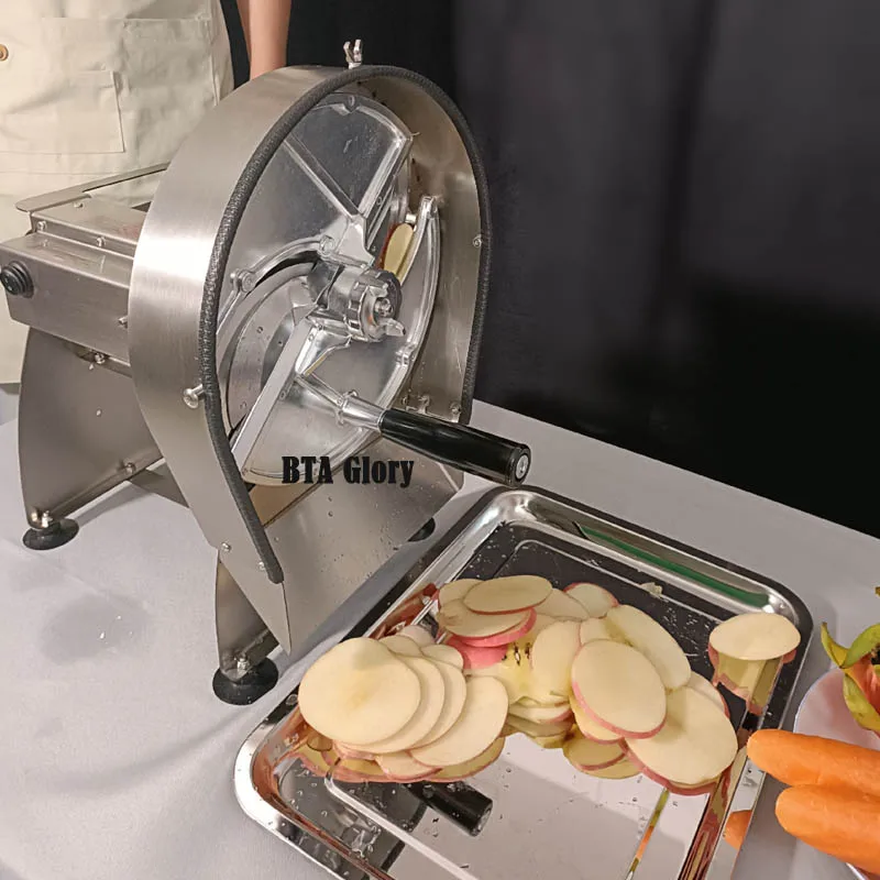 Manual Vegetable Fruit Slicer for Lemon Orange Ginger Onion Tomato Potato Chips Bakery Application Motor As Core Component