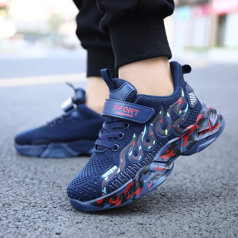 Platform Comfortable Children School Sports Tenis Boy Shoes Children's Basketball Shoes Kids Shoes Boy Casual Sneakers