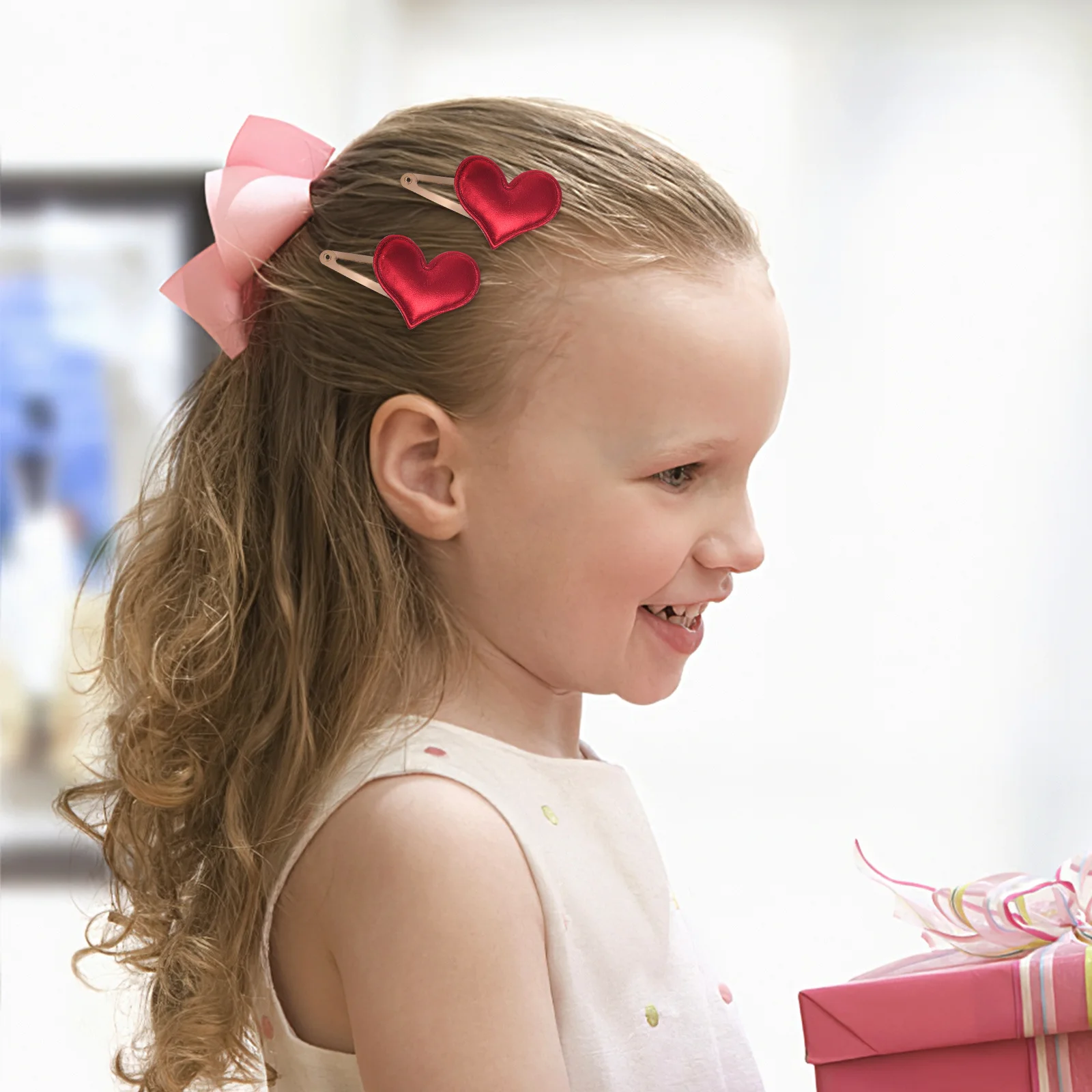 

For Girls Star Heart Barrettes Kids Accessories Metal Fabric Girls Accessories Hair Clips Toddler Girl Hair Clips