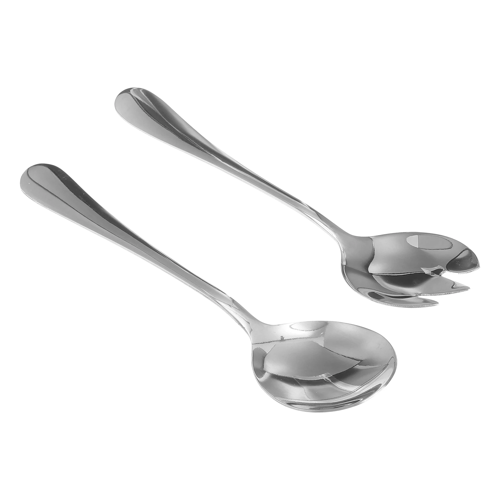 

2 PCS Fork Salad Fancy Serving Spoons Dessert and Utensils Forks Reusable Child