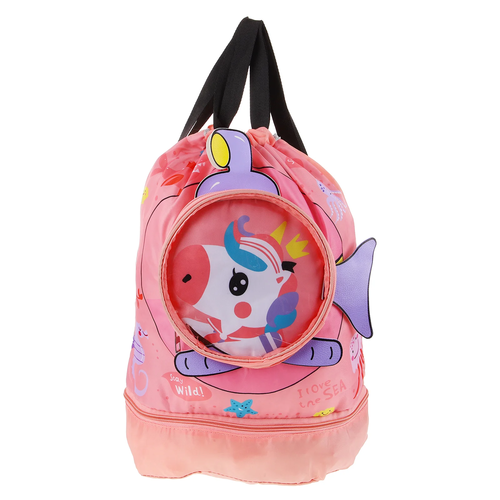 

Children's Swimming Bag Gym Bags for Dry Wet Separated Sack Waterproof Backpack Drawstring Travel Backpacks Storage