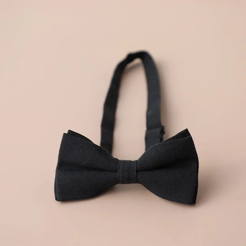 새로운 면 나비 넥타이 어린이 나비 넥타이 남아 여아 나비 매듭 성인 단색 나비 넥타이 크라바트 파티 나비 넥타이 어린이 선물용