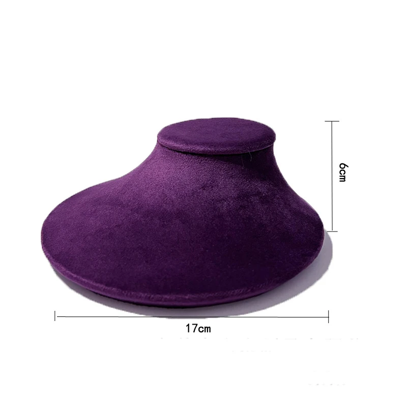 High-End Purple Velvet Jewelry Display Stand for Store Home,Multi-Functional with Soft Lining,Earrings,Rings,Necklaces,Bracelets image 3