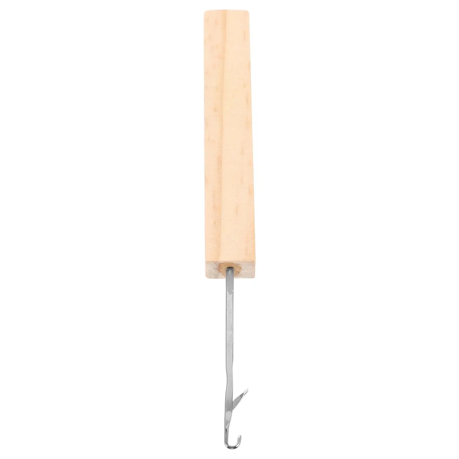 

Crochet Hook Carpet Needle Tool for Yarn Crafts Wooden Handle Hooks Delicate Sweater Knitting