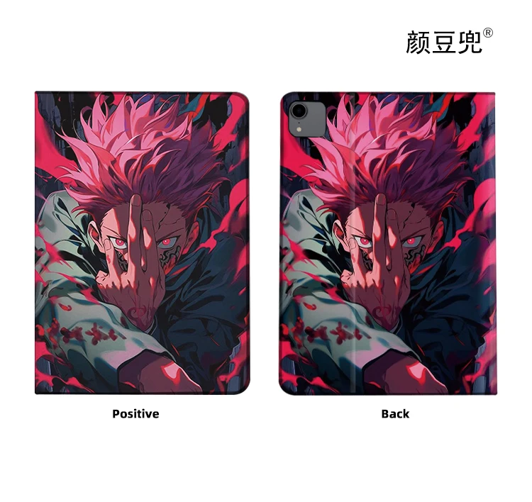 Jujutsu Kaisen Anime Itadori Yuji For  Samsung Galaxy Tab A7 Lite 8.7 2021 Case S9 Plus Tri-fold stand Cover Galaxy tab s6 lite