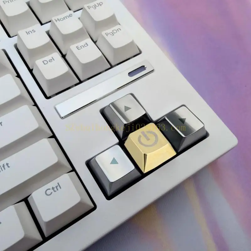 لوحات المفاتيح الميكانيكية ESC Metal Keycap ، سبيكة الزنك مع زر المحفرة بالليزر أفضل بيع