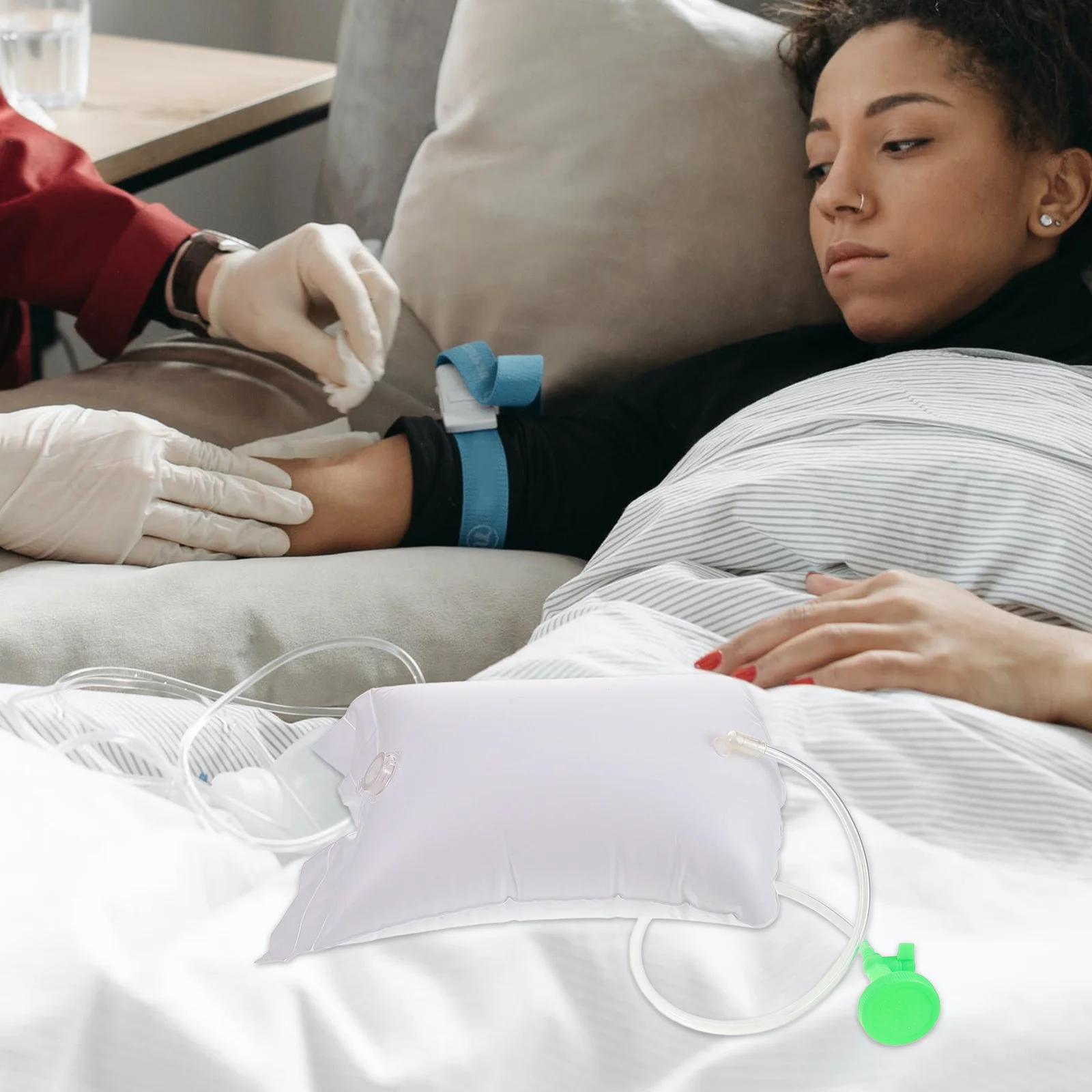 

Portable Bedridden Patients Elderly Pregnant Women Foldable PVC Bathing Aid Hair Washing Solution Comfortable Design for Travel