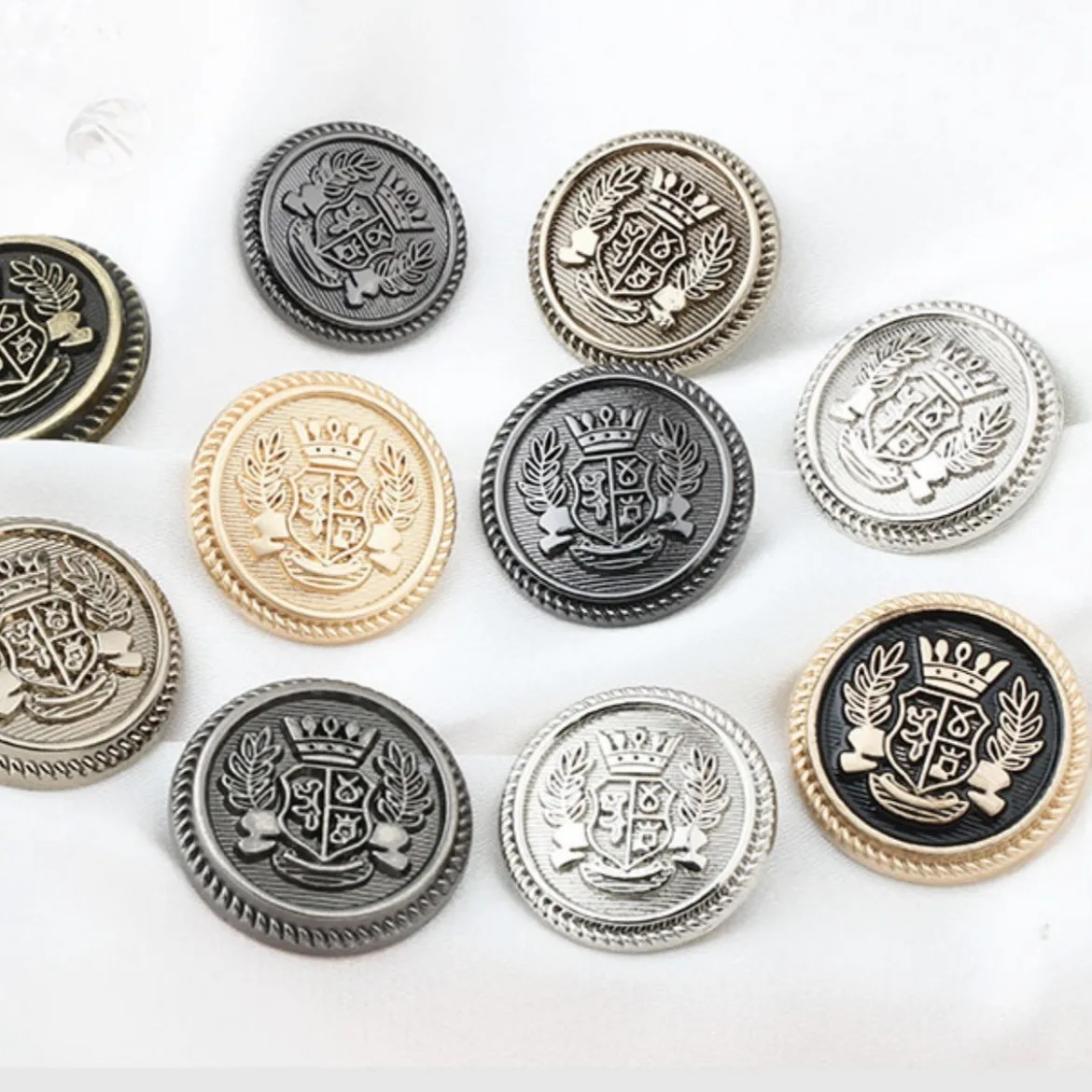 

20 шт./партия, металлические пуговицы в винтажном стиле