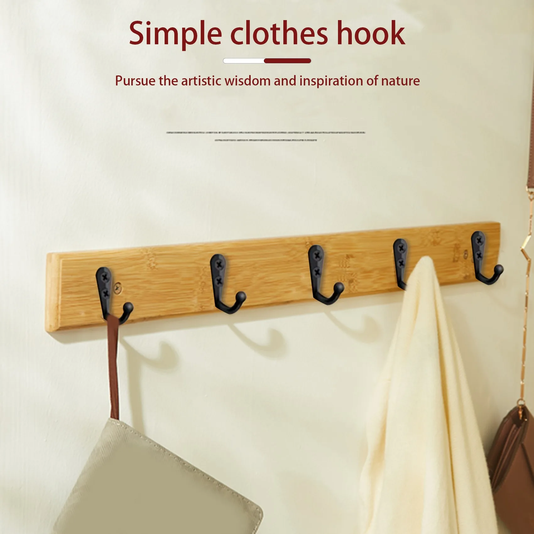 벽걸이형 더블 홀 싱글 후크 로브 후크, 코트 후크 및 열쇠 걸이용 나사 210, 100 개