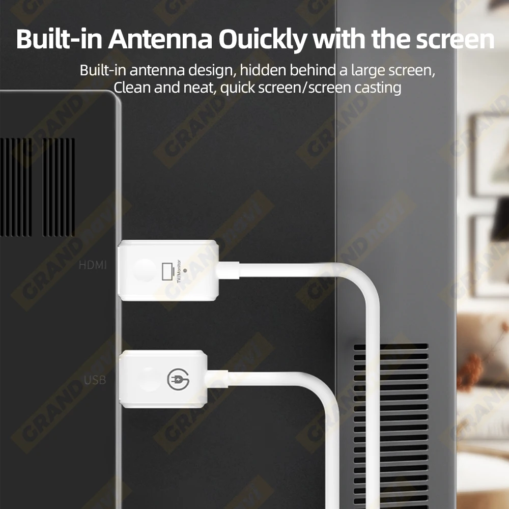1080P HDMI 50M Sender Empfänger Extender Adapter Kompatibel Kabelloses Audio-Video PS4 Kamera Laptop PC zu Projektor TV ﻿ – Detail 9