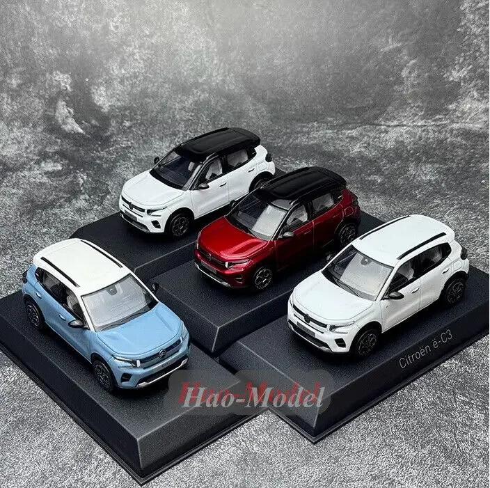 NOREV 1/43 For Citroen C3 Model Car Alloy Diecast Metal Simulation Toys Boys Birthday Gifts Hobby Display Ornaments White