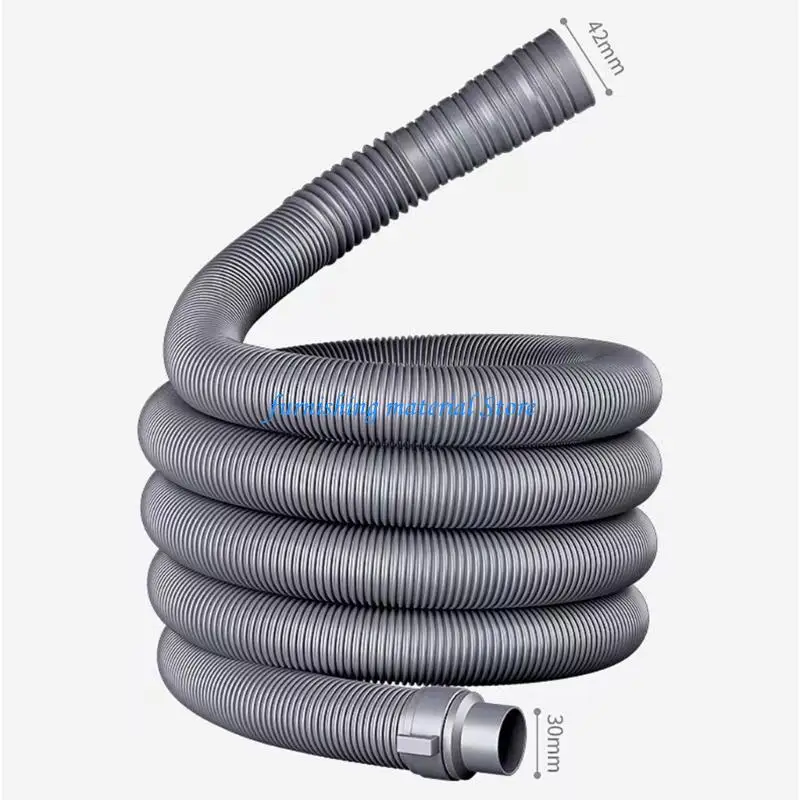 

Y5GD Long Washing Machine Drainage Hose Extended Drain Hose Adjustable Length Extension Tube for Household Washer Usage