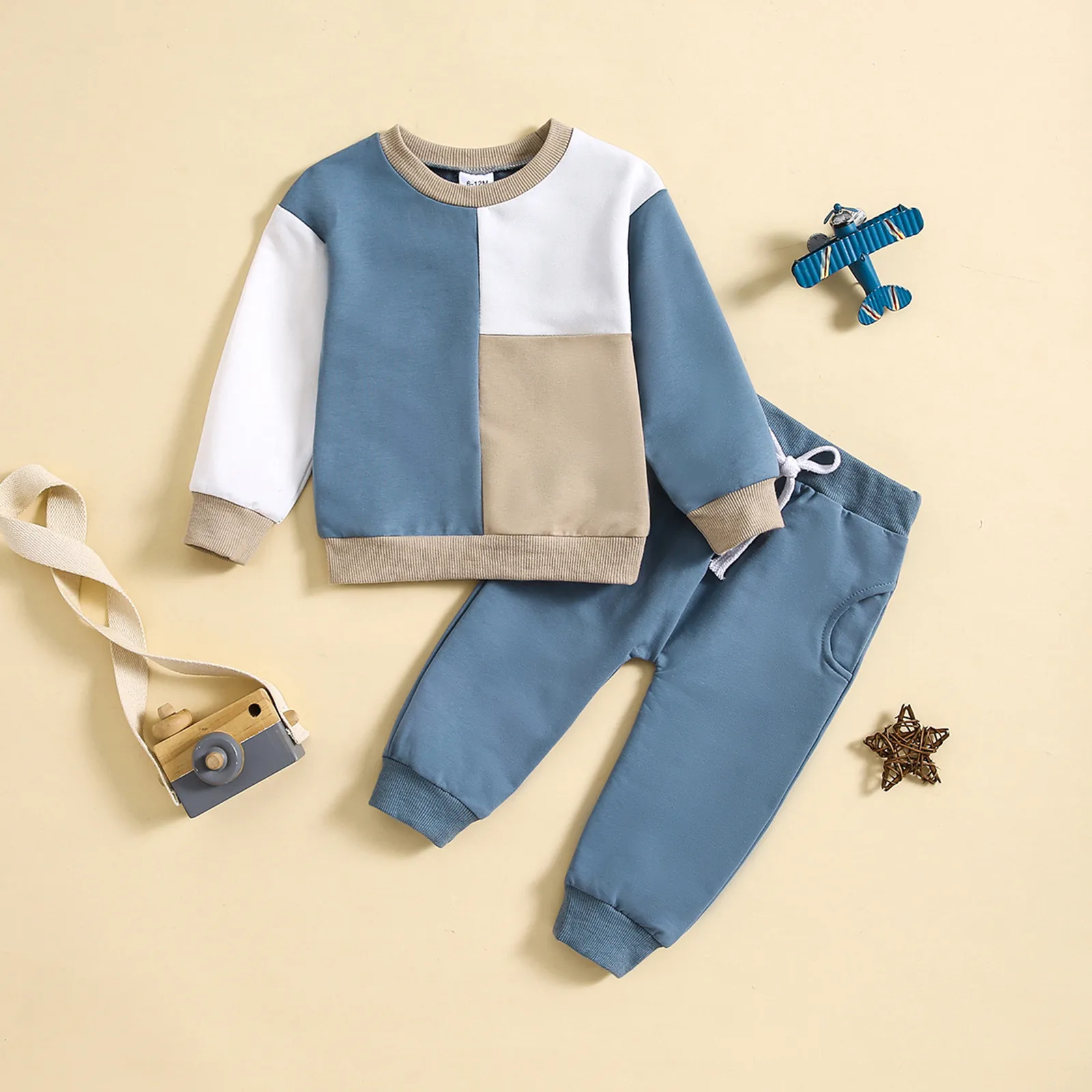 

Pant Suits for Kids Toddler Boys Long Sleeve Letter Prints Tops And Pants Child Kids 2PCS Set Outfits Kids Apparel Dress