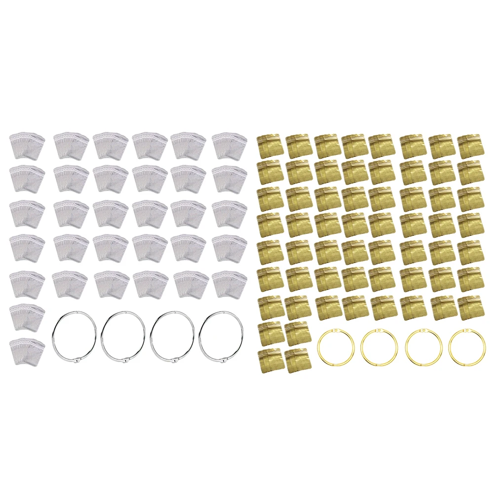Sac d'Auto-Bancs 5D pour Peinture Diamant, Perles Carrées et Rondes, Strass, Mosaïque, DIY, 200 Pièces