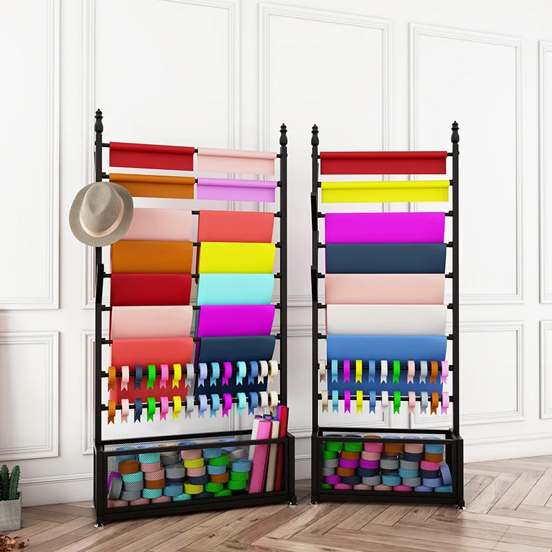 Metal Scarves Book Storage Rack Floor Outdoor Magazine Newspaper Metal Display Rack