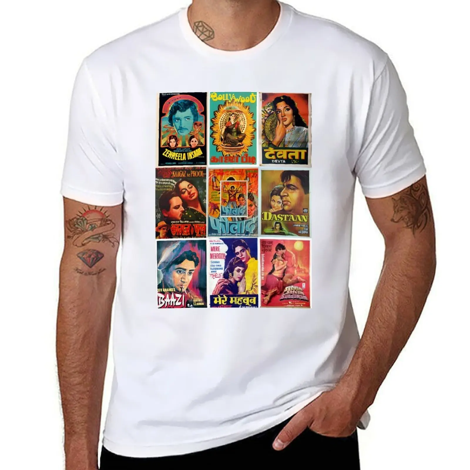 

Vintage Bollywood Pattern T-Shirt t shirt man casual essential t shirt T-Shirt