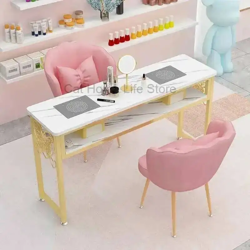 

Fan Stuff Nail Professional Table Beauty Salon Folding Manicure Portable Desk Tech Prosthesis Foldable Vacuum Cleaner Tables Bar