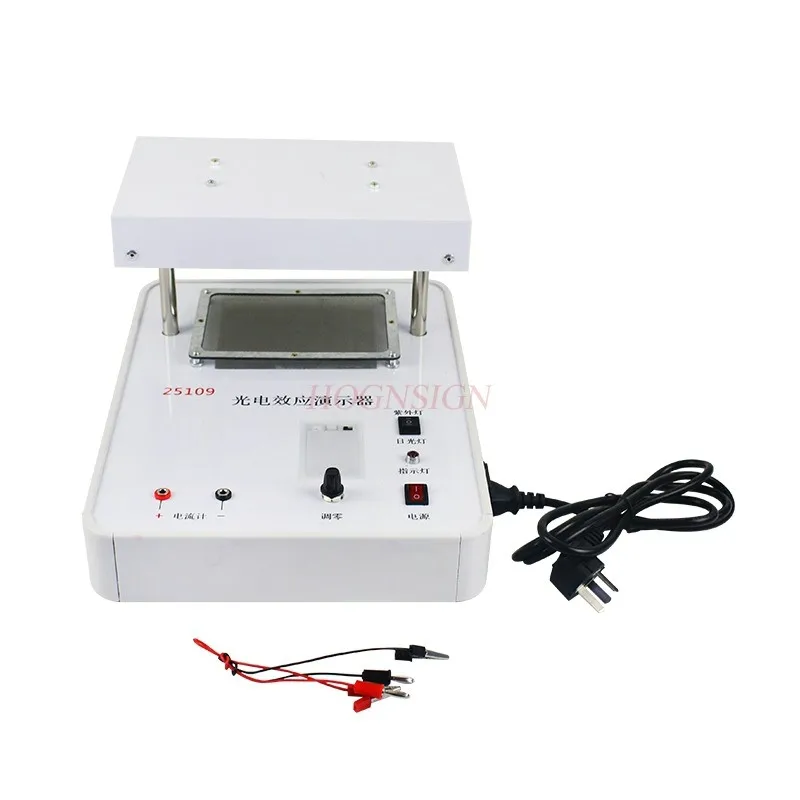 

1set Photoelectric effect demonstrator with light source and zinc plate physics experimental equipment, teaching instrument