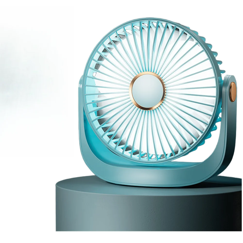 Compact USB For MINI Desk Fan with 5 Wind Speeds 1000mAh Rechargeable Battery and 360 Degree Rotation for Reliable Local Airflow