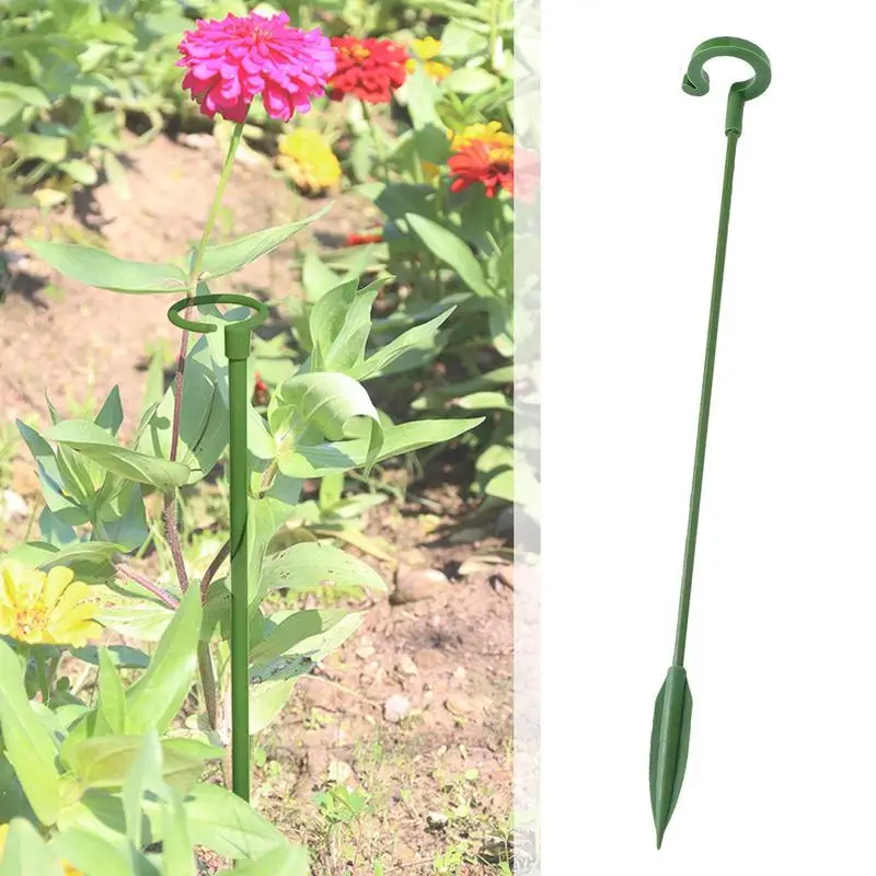 

Plant Support Stake Reusable Flower Support Stand Single Stemmed Plant Hoops For Flowers Orchid Tomatoes Gardening Supplies