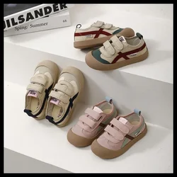 Zapatos escolares cómodos para niño y niña, zapatillas de lona, primavera-otoño