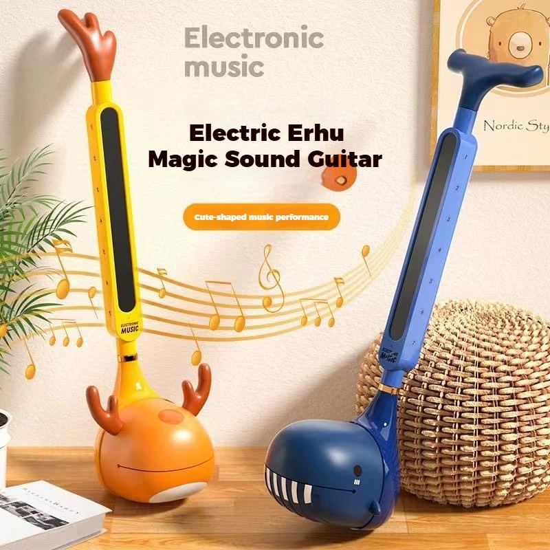 Otamatone-instrumento Musical electrónico, juguete sintetizador portátil, bonito girino, Piano, música, regalo para niños, niñas, regalo de cumpleaños