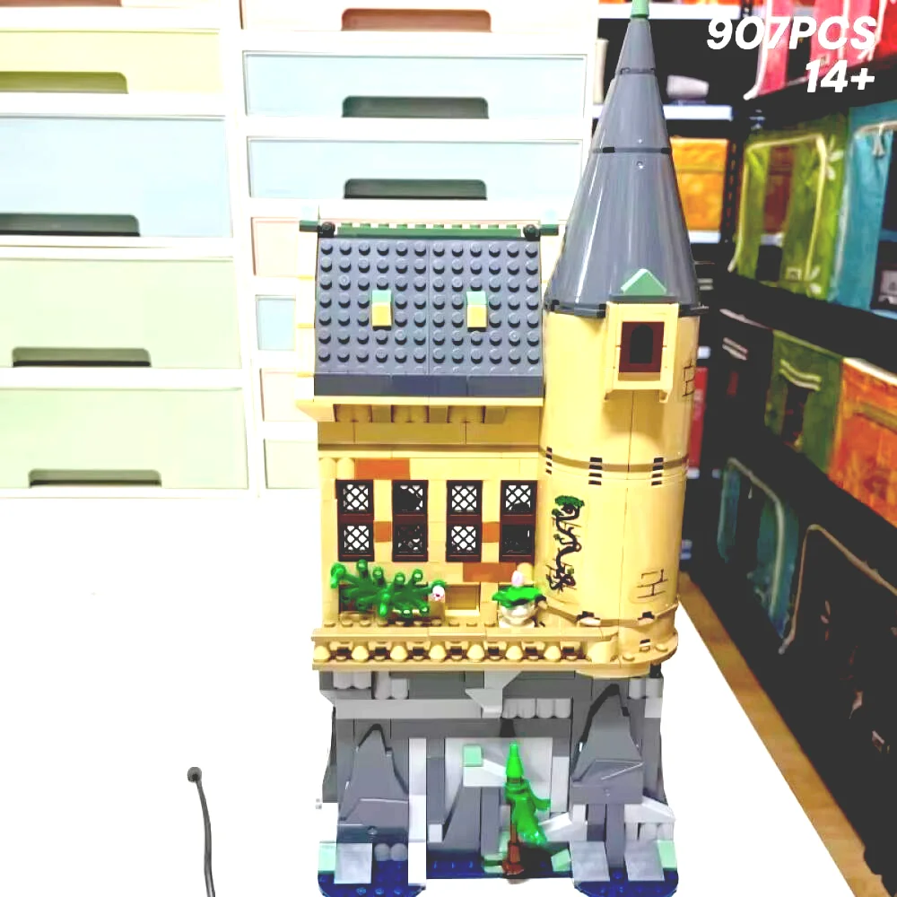 

In Stock Magic Movie Series 76463 Hospital Wing Building Blocks Model Creative Home Decor Toys Birthday Party Gifts