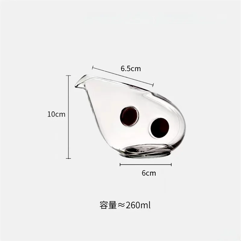 Japanese Anti scalding Heat Resistant Glass Fair Cup Tea Dispenser Handmade Chahai Gongdaobei Kungfu Tea Set Accessories