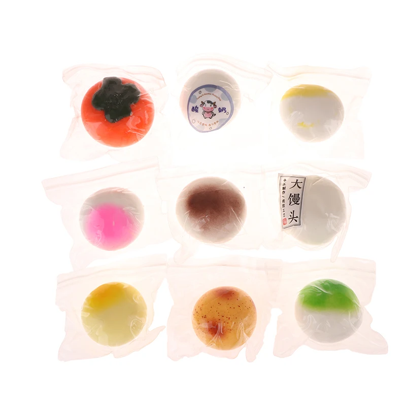 2PCS มันฝรั่ง Squeezable Pinching ช้า Rebound ผู้ใหญ่ความเครียดบรรเทา Pinching Handmade นุ่มขนมปัง Squeezable เดสก์ท็อปเครื่องประดับของขวัญ