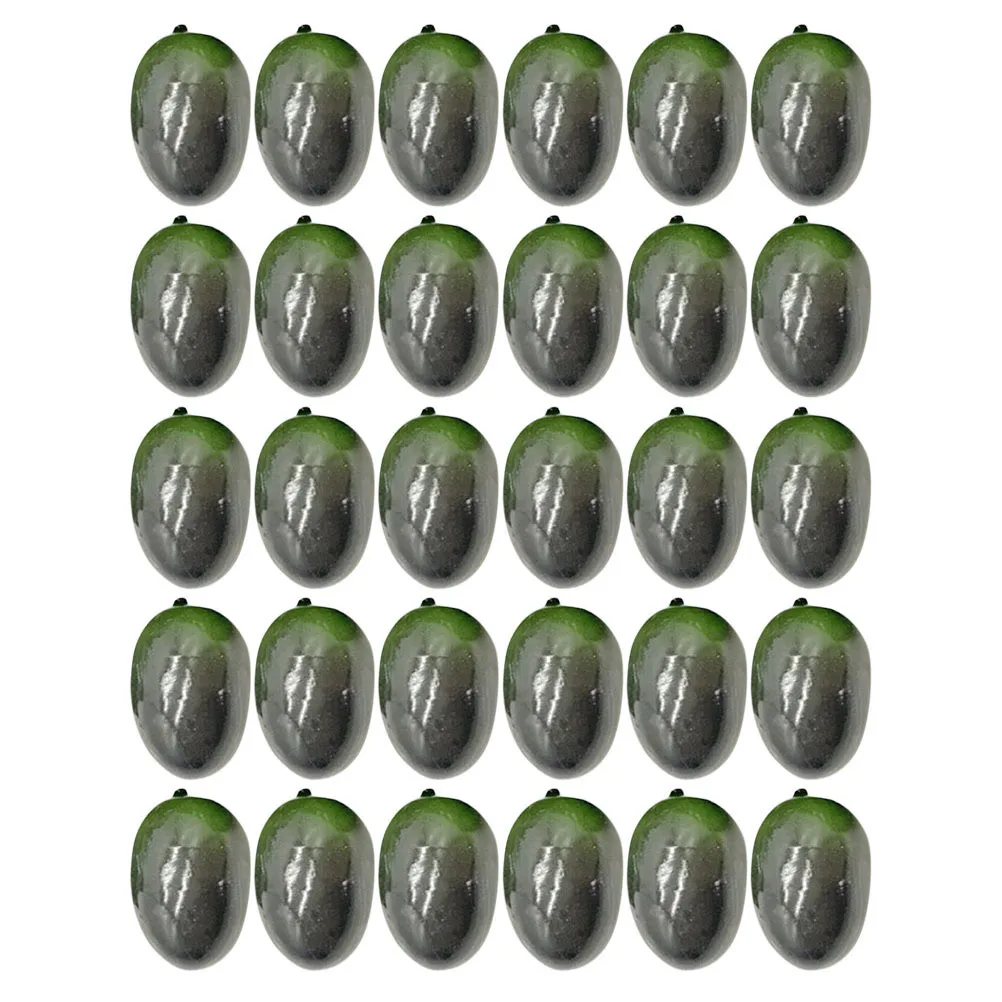 

30Pcs Lifelike Artificial Olive Decor Realistic Faux Fruit Home Store Display Fruit Decor Fake Olive Fake Fruits